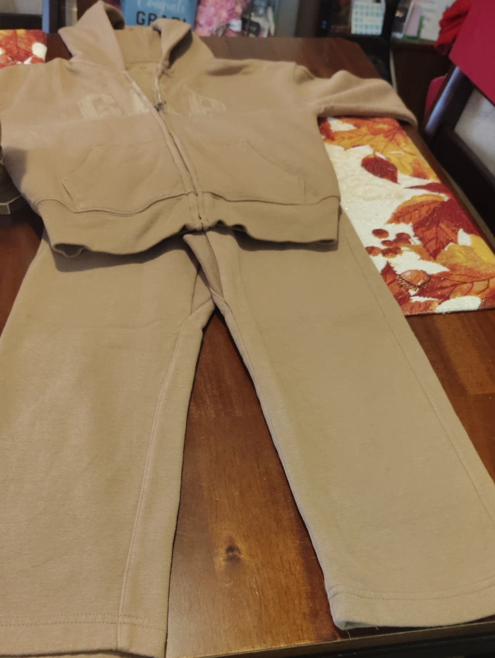 Boy's  GAP Camel Colored Jogging Set
